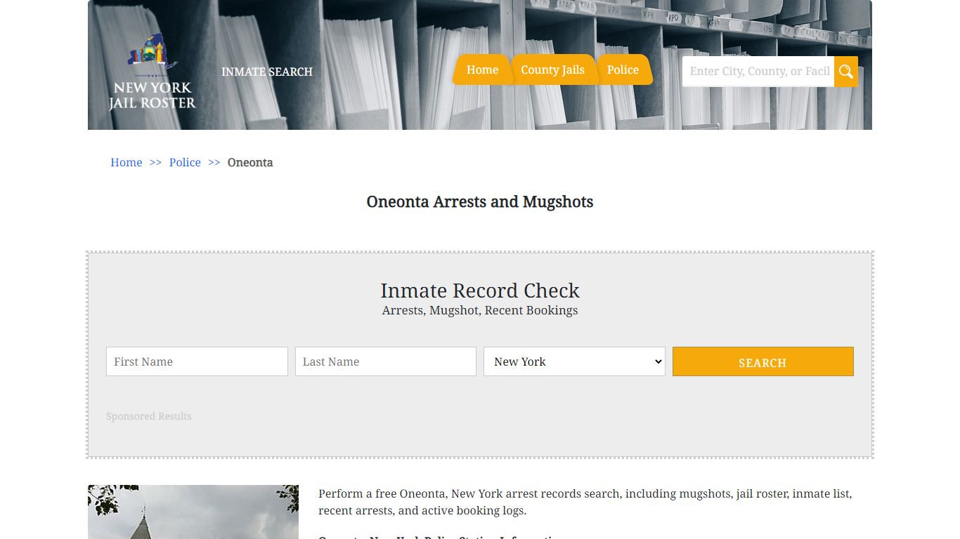 Oneonta Arrests and Mugshots | Jail Roster Search