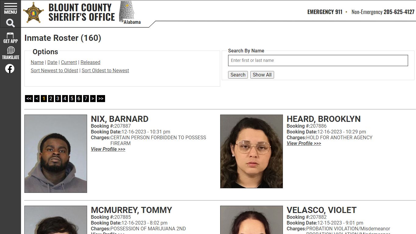 Inmate Roster - Current Inmates Booking Date Descending - Blount County ...